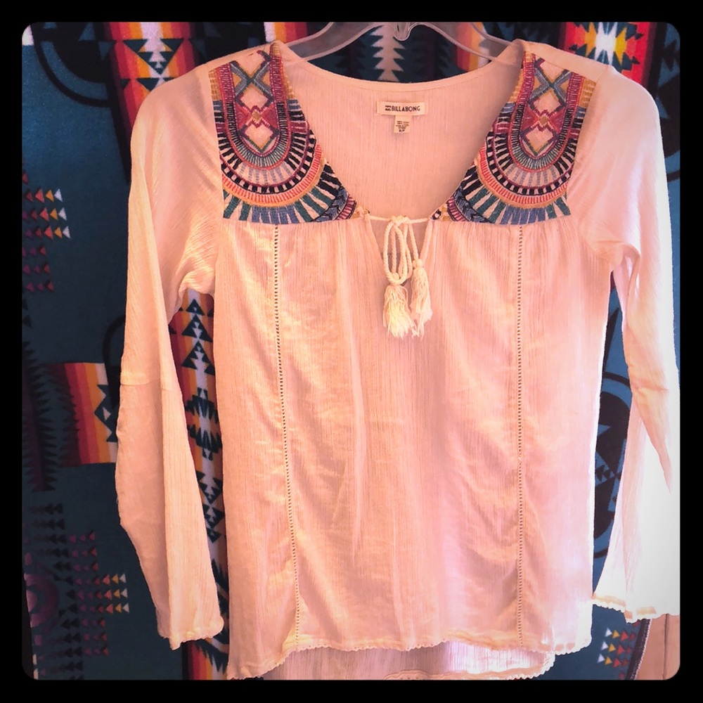 A long sleeve top